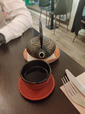 Peppermint tea at Kong - Food Made With Compassion in Lisbon