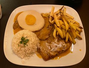 Seitan steak  at Kong - Food Made With Compassion in Lisbon