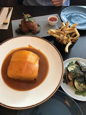 Francesinha  at Kong - Food Made With Compassion in Lisbon