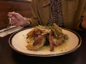 Happy octopus at Kong - Food Made With Compassion in Lisbon