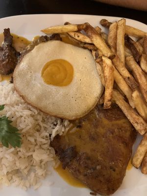 Friendly waiter, very nice place and central location! We tried the typical francesinha and steak with vegan egg! Here yoi can find many vegan fish options as octopus and cod!  at Kong - Food Made With Compassion in Lisbon