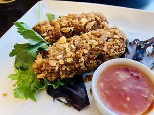 Croquetes with alheira   at Kong - Food Made With Compassion in Lisbon