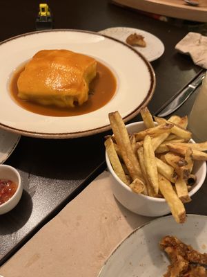 Francesinha  at Kong - Food Made With Compassion in Lisbon