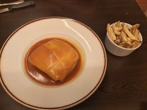 Francesinha at Kong - Food Made With Compassion in Lisbon