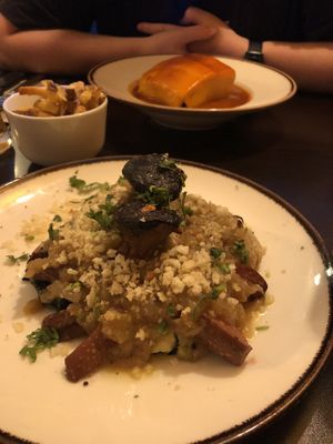 Vegan octopus and francesinha  at Kong - Food Made With Compassion in Lisbon