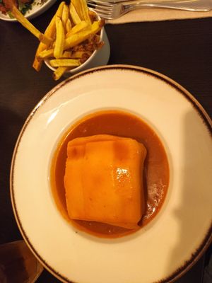 Francesinha at Kong - Food Made With Compassion in Lisbon