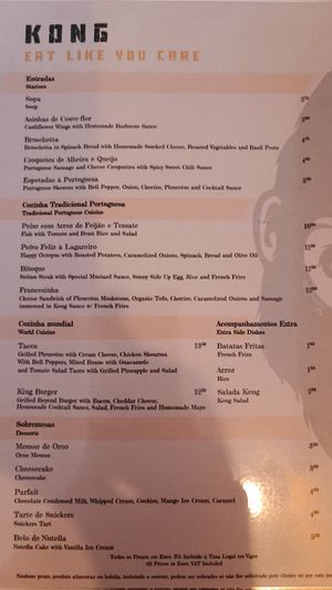  at Kong - Food Made With Compassion in Lisbon