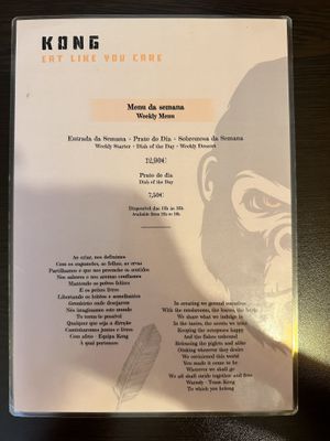   at Kong - Food Made With Compassion in Lisbon