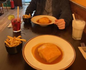 Francesinha - about a million times tastier than it first appears!   at Kong - Food Made With Compassion in Lisbon