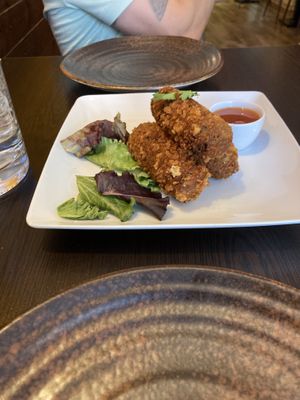 vegan Croquettes   at Kong - Food Made With Compassion in Lisbon