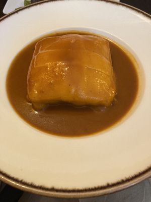 “Cheese sandwich”-Francesinha  at Kong - Food Made With Compassion in Lisbon