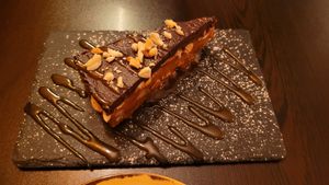 Snickers cake at Kong - Food Made With Compassion in Lisbon