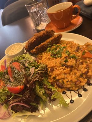 Delicious vegan „fish"  at Kong - Food Made With Compassion in Lisbon