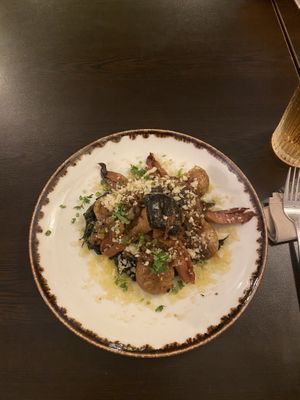 Polvo feliz (happy octopus)  at Kong - Food Made With Compassion in Lisbon