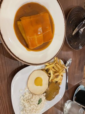 Francesinha / Bitoque  at Kong - Food Made With Compassion in Lisbon