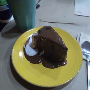 Chocolate cake at Kong - Food Made With Compassion in Lisbon