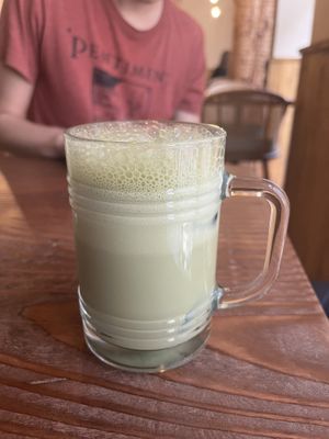 Iced matcha latte  at Kong - Food Made With Compassion in Lisbon