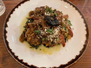 Polvo à lagareiro!😋  at Kong - Food Made With Compassion in Lisbon