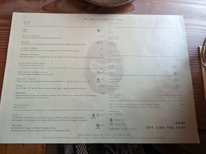 Menu at Kong - Food Made With Compassion in Lisbon