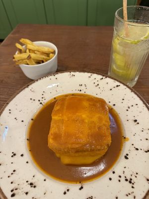 Francesinha  at Kong - Food Made With Compassion in Lisbon