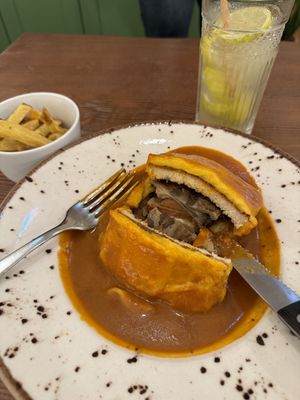 Francesinha  at Kong - Food Made With Compassion in Lisbon