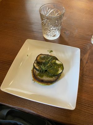 Spinach bread bruschetta  at Kong - Food Made With Compassion in Lisbon