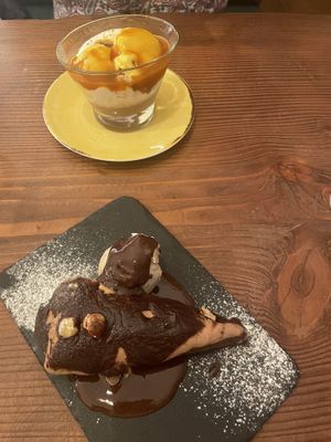 Parfait and Nutella cake  at Kong - Food Made With Compassion in Lisbon