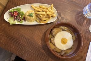 Seitan 'steak'.  at Kong - Food Made With Compassion in Lisbon