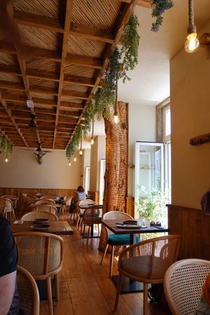 Upstairs restaurant   at Kong - Food Made With Compassion in Lisbon