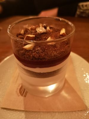 Deconstructed 'cheesecake' at Kong - Food Made With Compassion in Lisbon