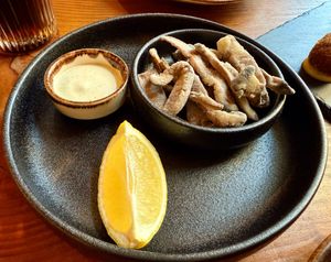 Fried “Calamari"  at Kong - Food Made With Compassion in Lisbon