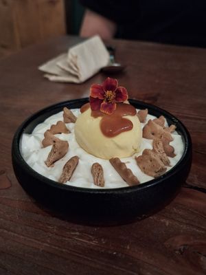 Vegan Parfait with Mango Sorbet at Kong - Food Made With Compassion in Lisbon
