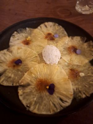 Carpaccio Abacaxi - A MELHOR SOBREMESA at Kong - Food Made With Compassion in Lisbon