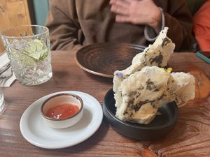 queso de la casa. Creo que el mejor queso vegano que he probado  at Kong - Food Made With Compassion in Lisbon