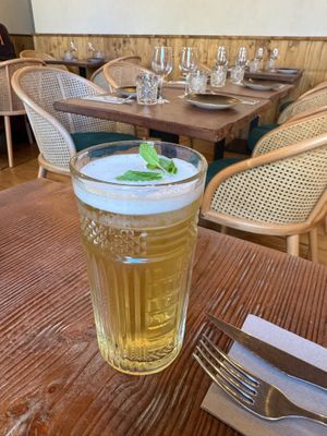 Homemade ice tea at Kong - Food Made With Compassion in Lisbon