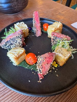 Mediterranean 'Salmon' at Kong - Food Made With Compassion in Lisbon