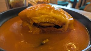 Francesinha at Kong - Food Made With Compassion in Lisbon