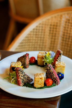 Mediterranean ‘Salmon’ at Kong - Food Made With Compassion in Lisbon