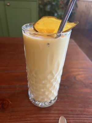 mango lassi 🥭🥭🥭🥭  at Kong - Food Made With Compassion in Lisbon