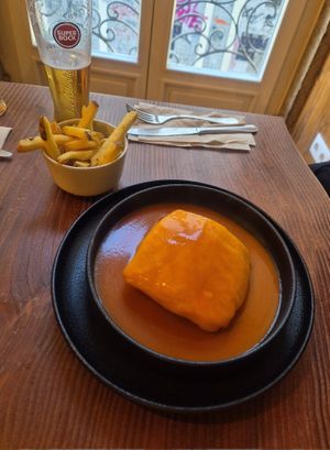 Francesinha at Kong - Food Made With Compassion in Lisbon