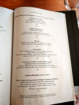 Menu at Kong - Food Made With Compassion in Lisbon