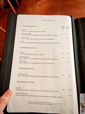 Wines at Kong - Food Made With Compassion in Lisbon