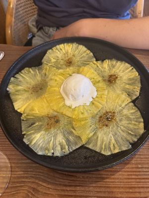 Pineapple carpaccio   at Kong - Food Made With Compassion in Lisbon