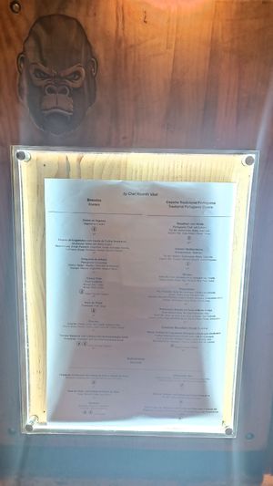 Carte complete at Kong - Food Made With Compassion in Lisbon