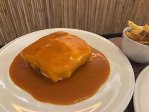 Francesinha  at Kong - Food Made With Compassion in Lisbon