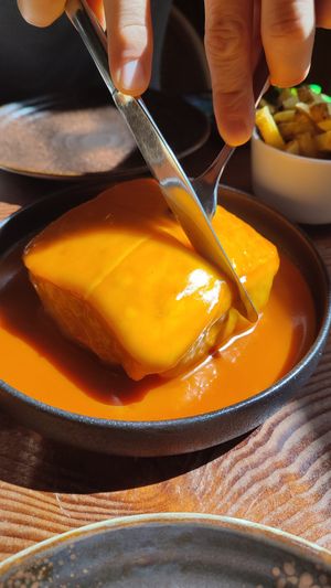 Francesinha at Kong - Food Made With Compassion in Lisbon