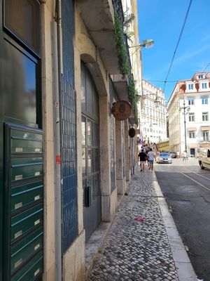 Street view at Kong - Food Made With Compassion in Lisbon