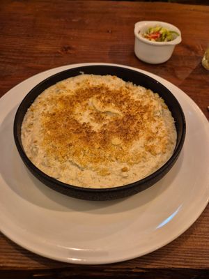 "Bacalhau" com natas ("cod" with cream) at Kong - Food Made With Compassion in Lisbon