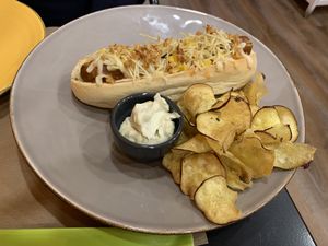 Happy dog 😍 at Kong - Food Made With Compassion in Lisbon