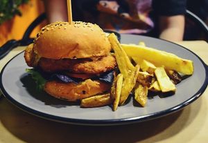 Queen Burger  at Kong - Food Made With Compassion in Lisbon